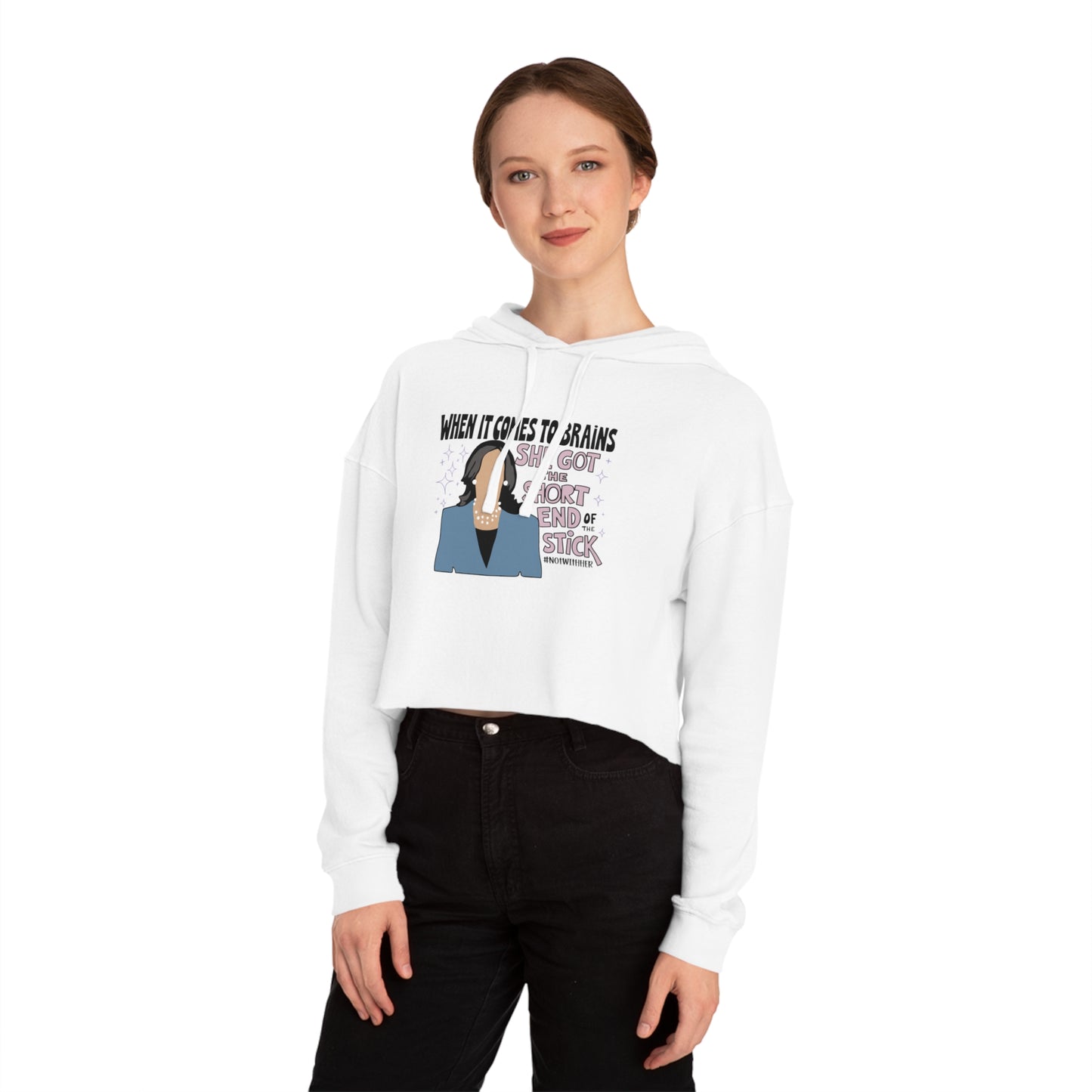AS for brain; she got the short end of the stick - Trump JD Vance 2024 | Trump hoodie 2024 | Trump MAGA Hoodie | Trump for President 2024