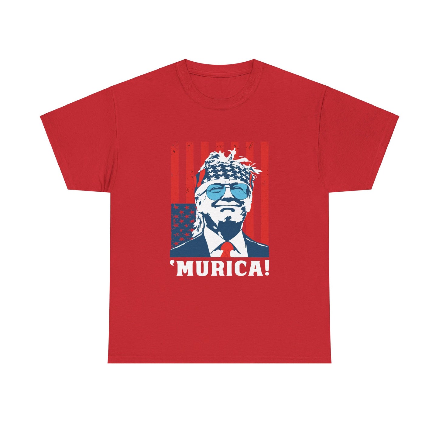 Trump Murica - Bold Patriotic Graphic Tee, Trump 2024 Shirt, Pro America Shirt, Conservative Gift, Trump 2024 Election Shirt