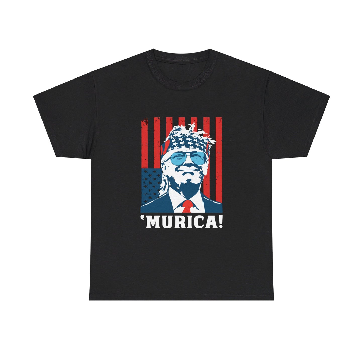 Trump Murica - Bold Patriotic Graphic Tee, Trump 2024 Shirt, Pro America Shirt, Conservative Gift, Trump 2024 Election Shirt