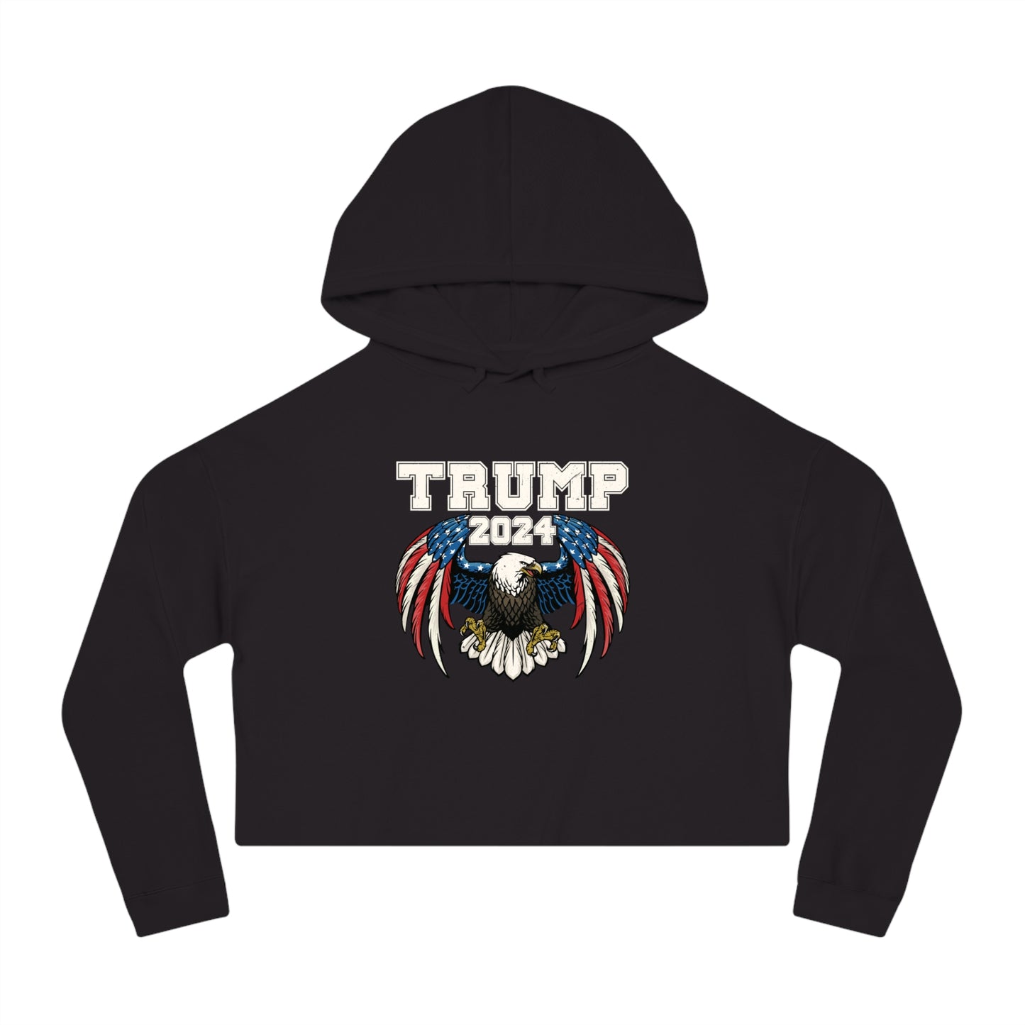 Trump Eagle Hoodie - Trump for President 2024 Hoodie, 2024 Presidential Election Gear, USA Made Hoodie, American Pride Hoodie, Support Trump 2024 Hoodie,