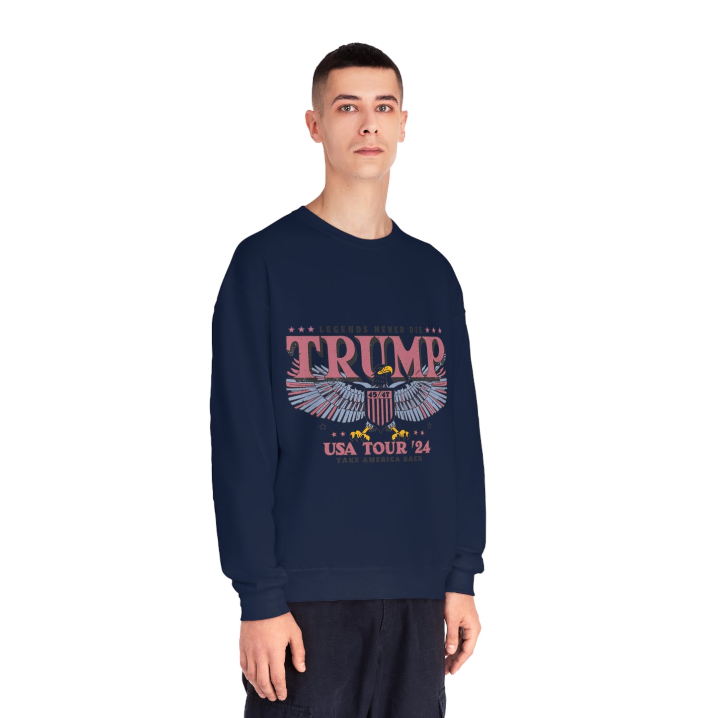 Trump USA Tour'24 Sweatshirt - Trump for President 2024, Pro trump 2024 sweatshirt, Trump makes America great again, Republican gift, Politics gift