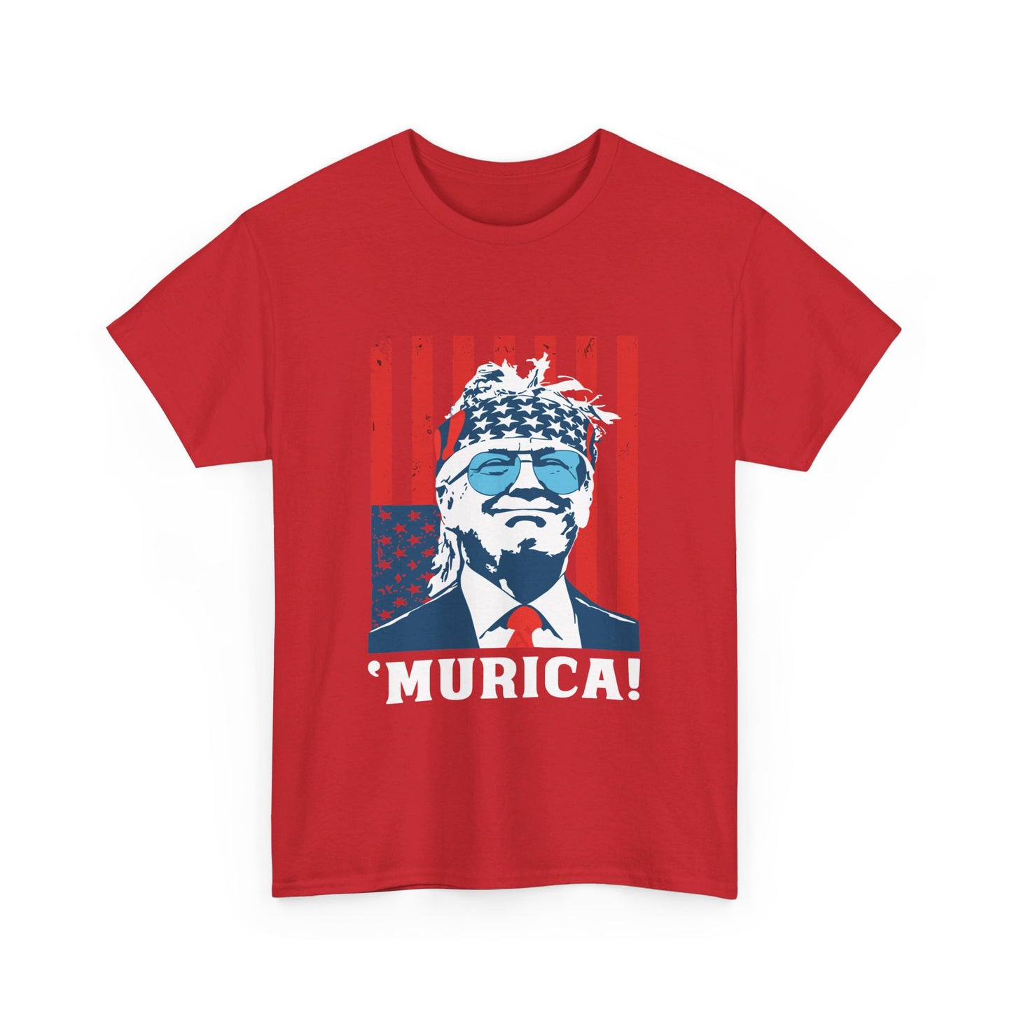 Trump Murica - Bold Patriotic Graphic Tee, Trump 2024 Shirt, Pro America Shirt, Conservative Gift, Trump 2024 Election Shirt