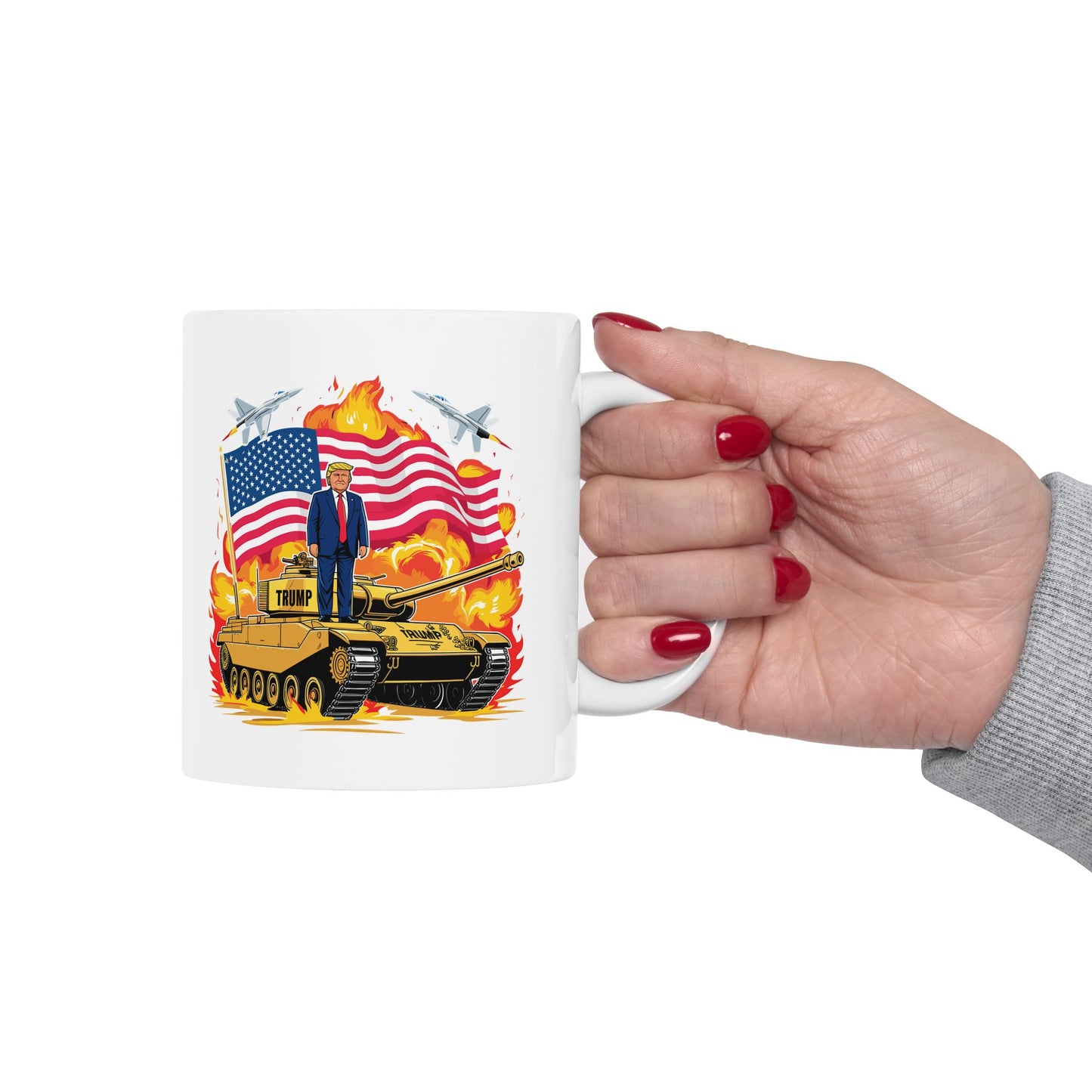 Trump 45 47 Ceramic Mug, Trump 2024, Trump 45/47 MAGA Legacy, 45 47 American President, Trump For President 2024