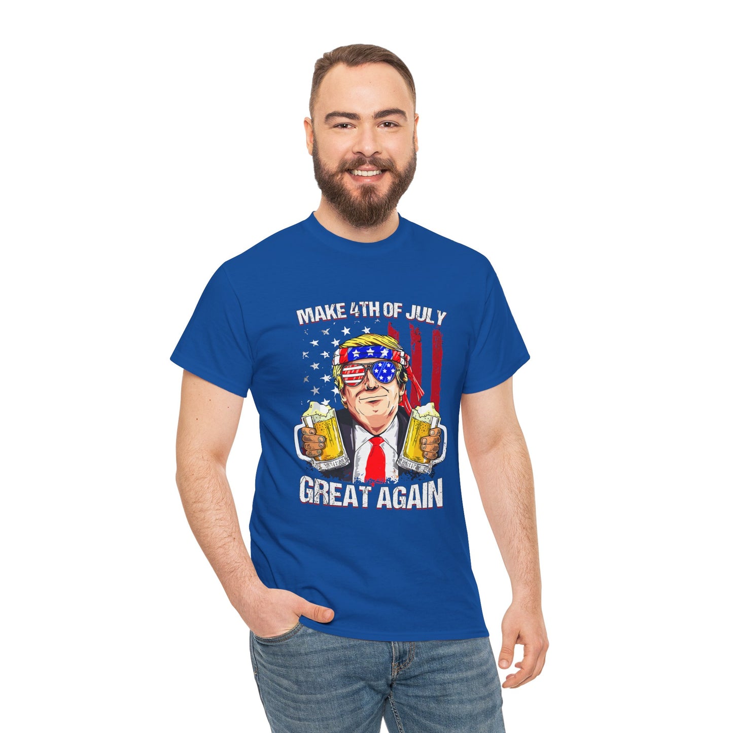 Trump Make 4th July Great Again, President Election Tee, Pro America Shirt, Trump For President Tee, President Donald Trump 2024 Shirt