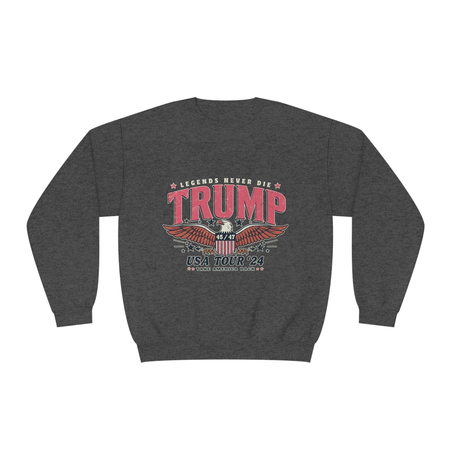 Trump for President 2024 Sweatshirt - Pro Trump 2024 sweatshirt, Pro American sweatshirt, Trump makes America great again
