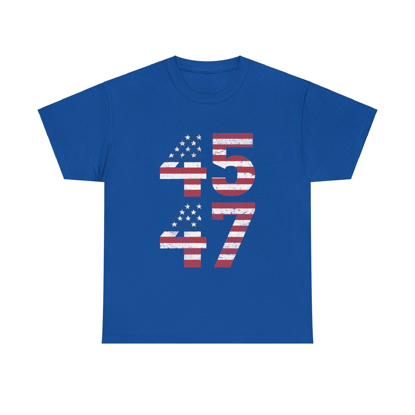 45 47 Trump 2024 Vintage T-Shirt, Classic Fit, Crew Neck Tee, President Election Tee, Patriotic Gift For Election, US President Election Campaign Gift