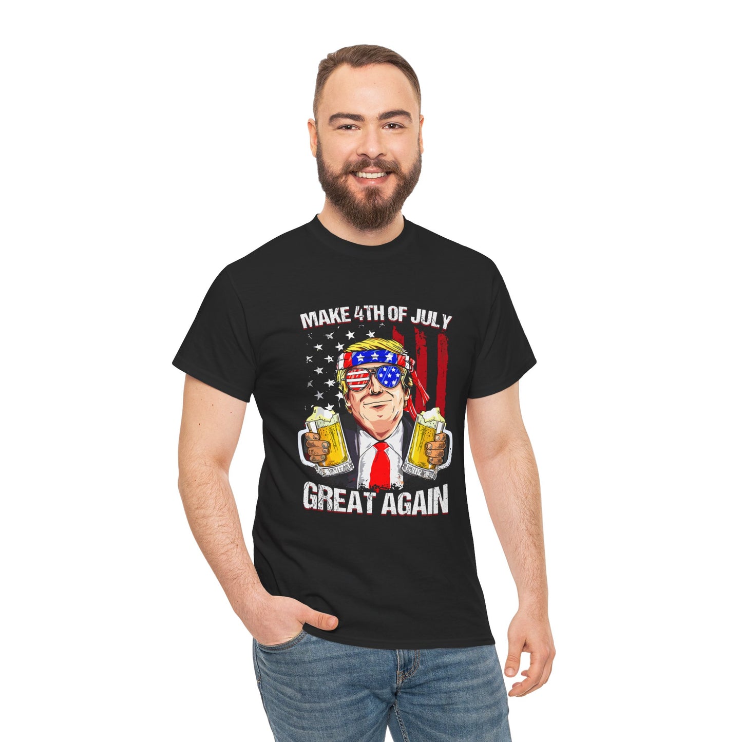 Trump Make 4th July Great Again, President Election Tee, Pro America Shirt, Trump For President Tee, President Donald Trump 2024 Shirt