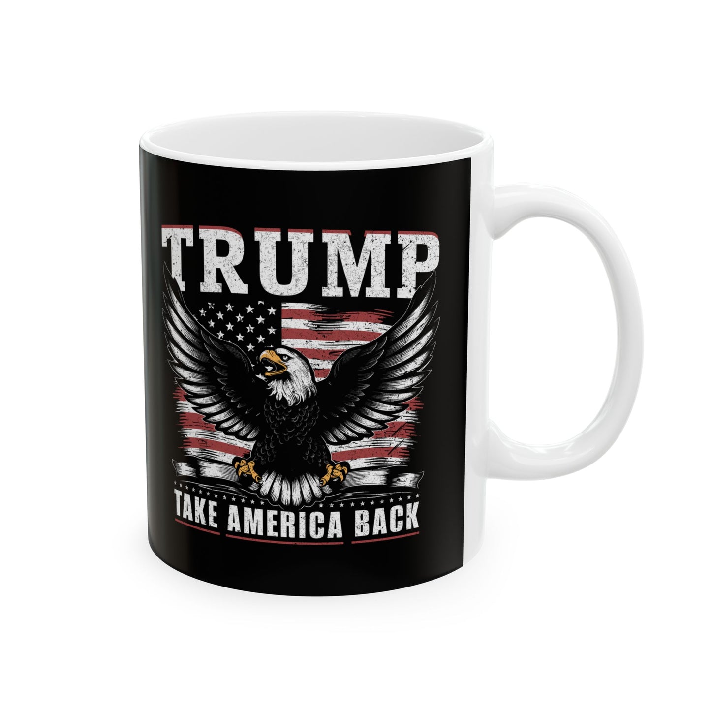 Trump 45 47 Ceramic Mug, Trump 2024, Trump 45/47 MAGA Legacy, 45 47 American President, Trump For President 2024