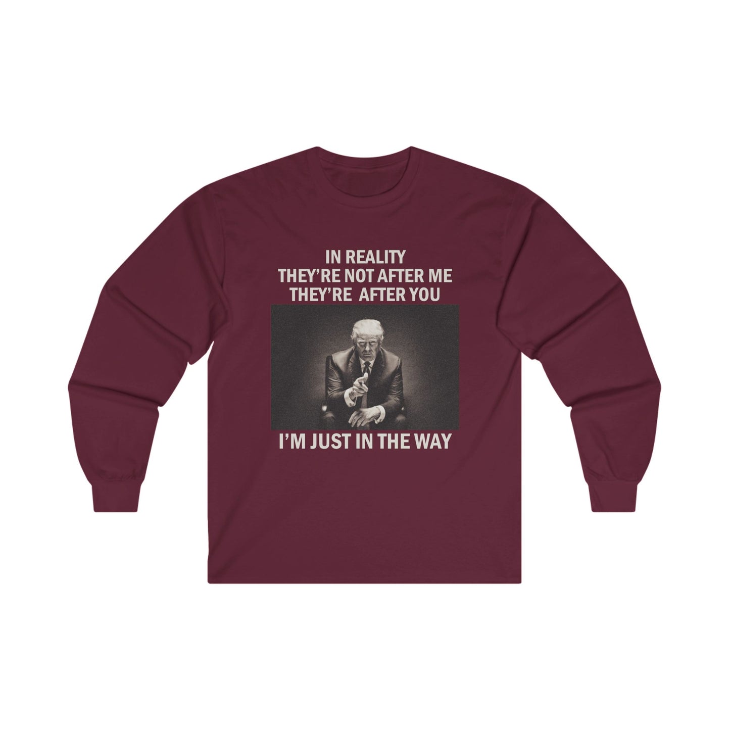 Trump for President 2024 I Pro Trump 2024 long sleeve tee I Pro American long sleeve tee I Trump Makes America Great Again I MAGA Long Sleeve Shirt I Support Trump 2024 Shirt I USA Made Long Sleeve Tee