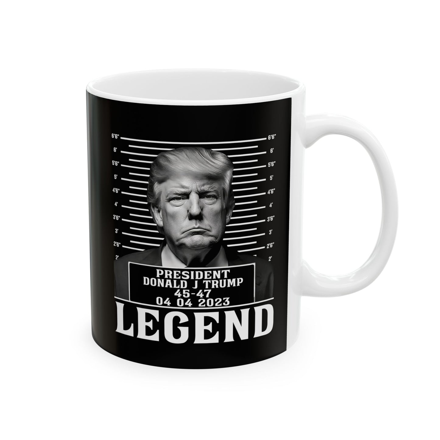 Donald Trump mug, Coffee mug, Trump coffee mug, Trump 45 47 Ceramic Mug, Trump 2024, Trump 45/47 MAGA Legacy, 45 47 American President, Trump For President 2024