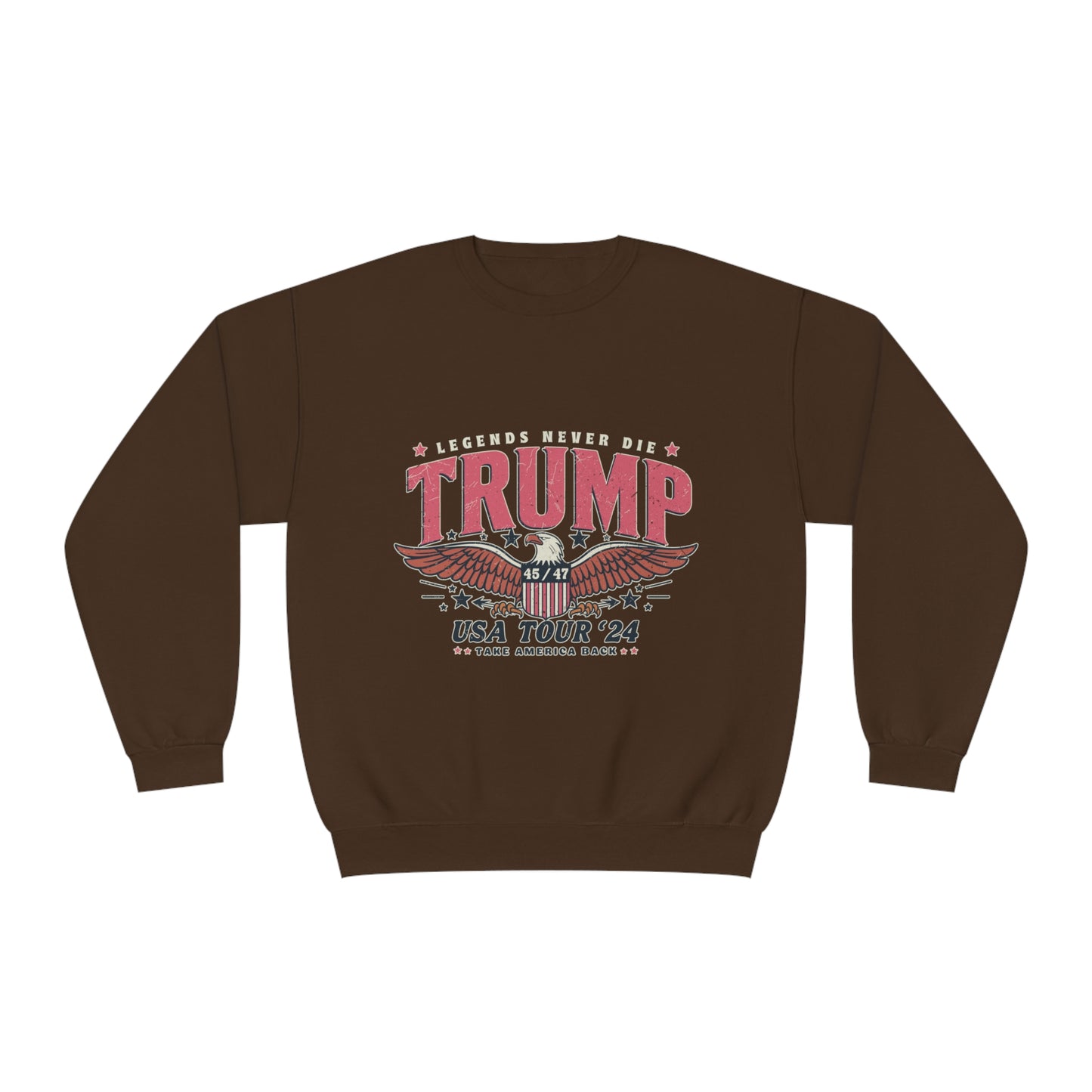 Trump for President 2024 Sweatshirt - Pro Trump 2024 sweatshirt, Pro American sweatshirt, Trump makes America great again