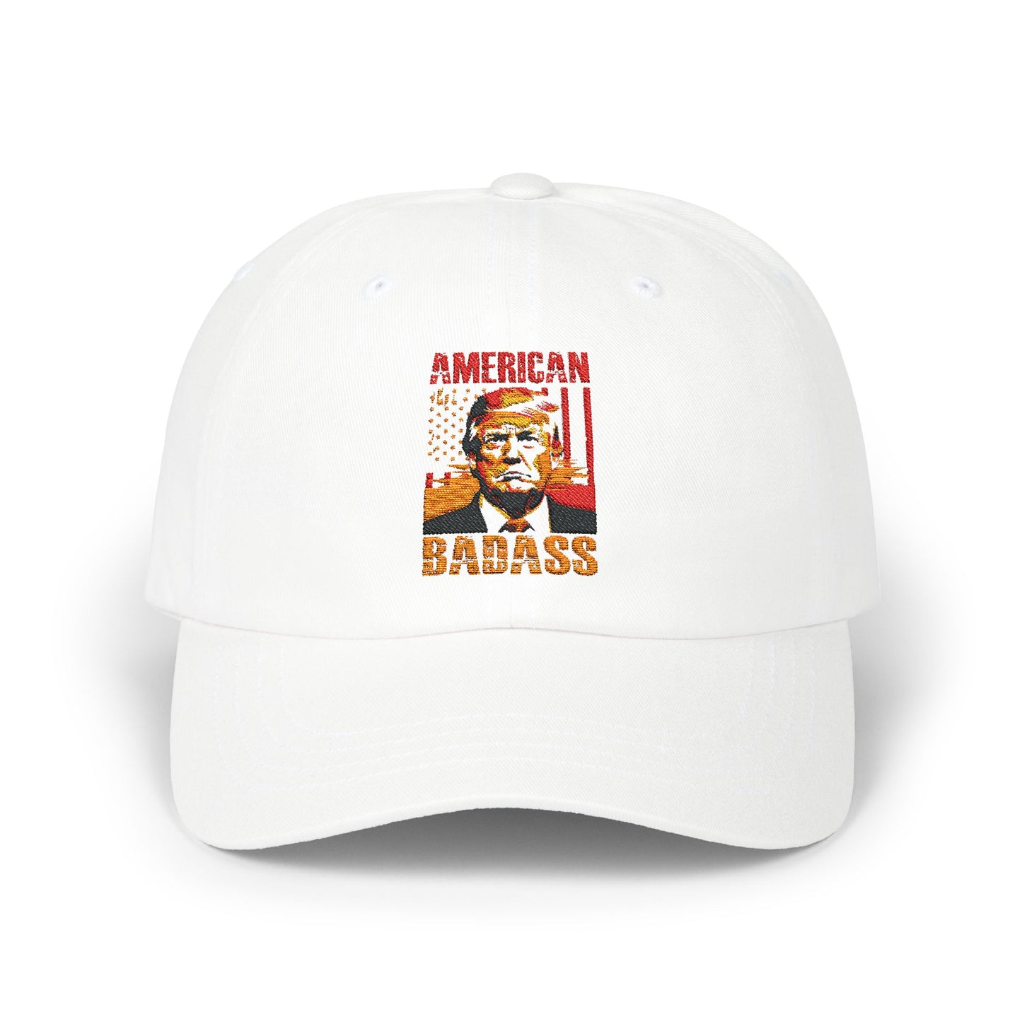 Trump American Badass Cap - Donald Trump 2024 American President Cap, President Trump Cap, Trump USA Gift 2024 Cap, Trendy Political Cap, MAGA Plus Size Cap, Trump Takes America Back Cap