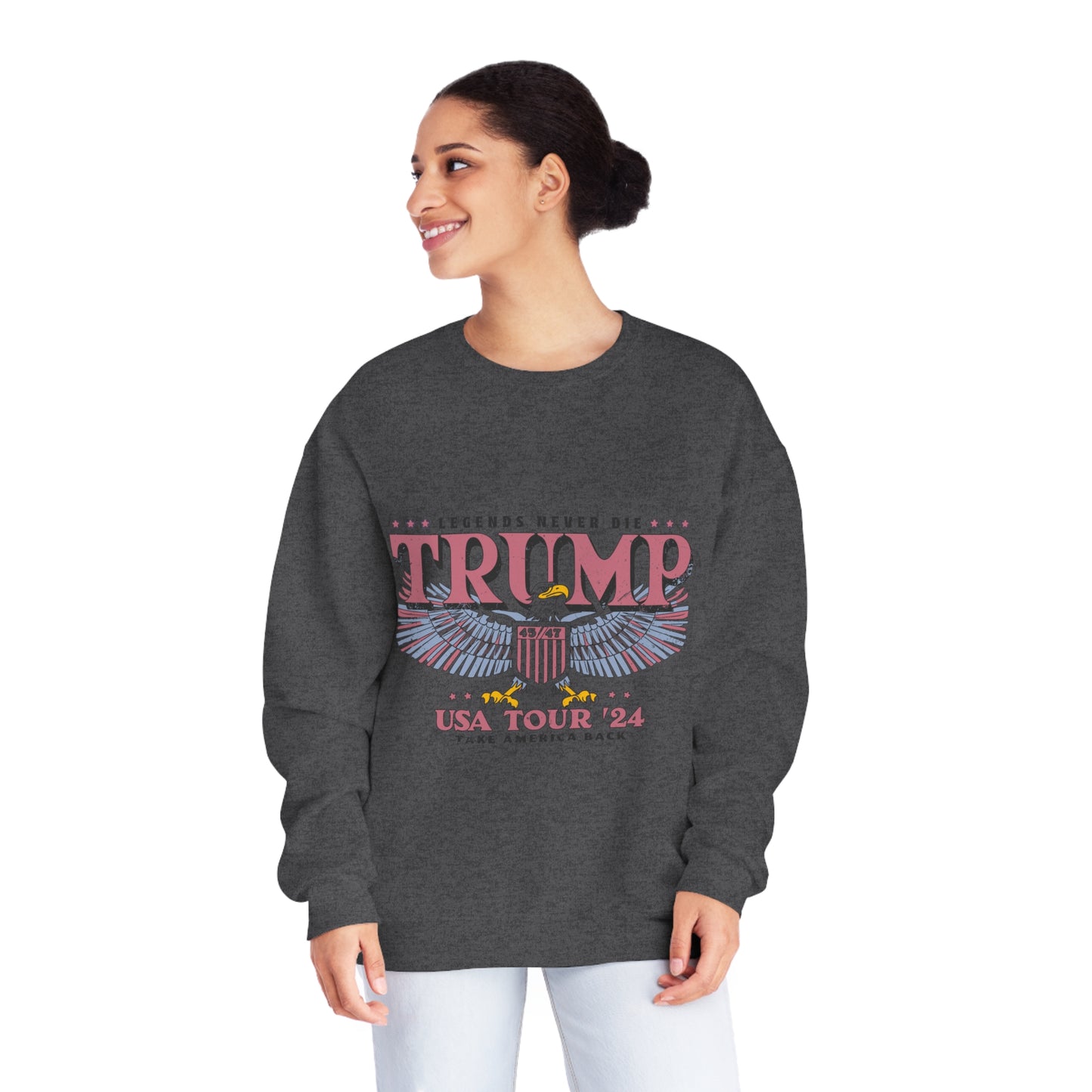 Trump USA Tour'24 Sweatshirt - Trump for President 2024, Pro trump 2024 sweatshirt, Trump makes America great again, Republican gift, Politics gift
