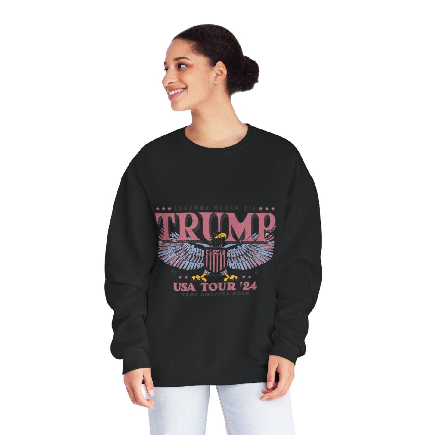 Trump USA Tour'24 Sweatshirt - Trump for President 2024, Pro trump 2024 sweatshirt, Trump makes America great again, Republican gift, Politics gift