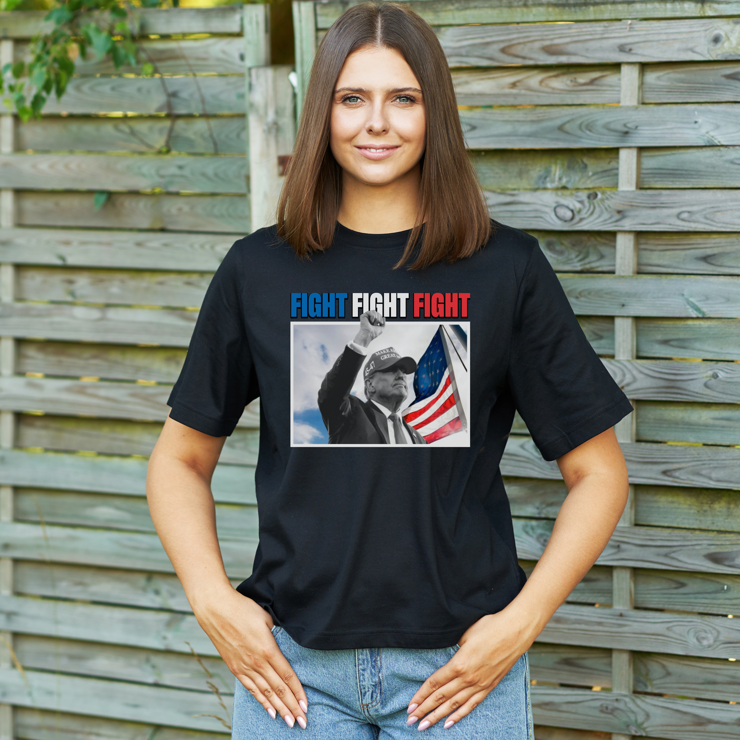 Trump "Fight Fight Fight" T-Shirt, Graphic Tees