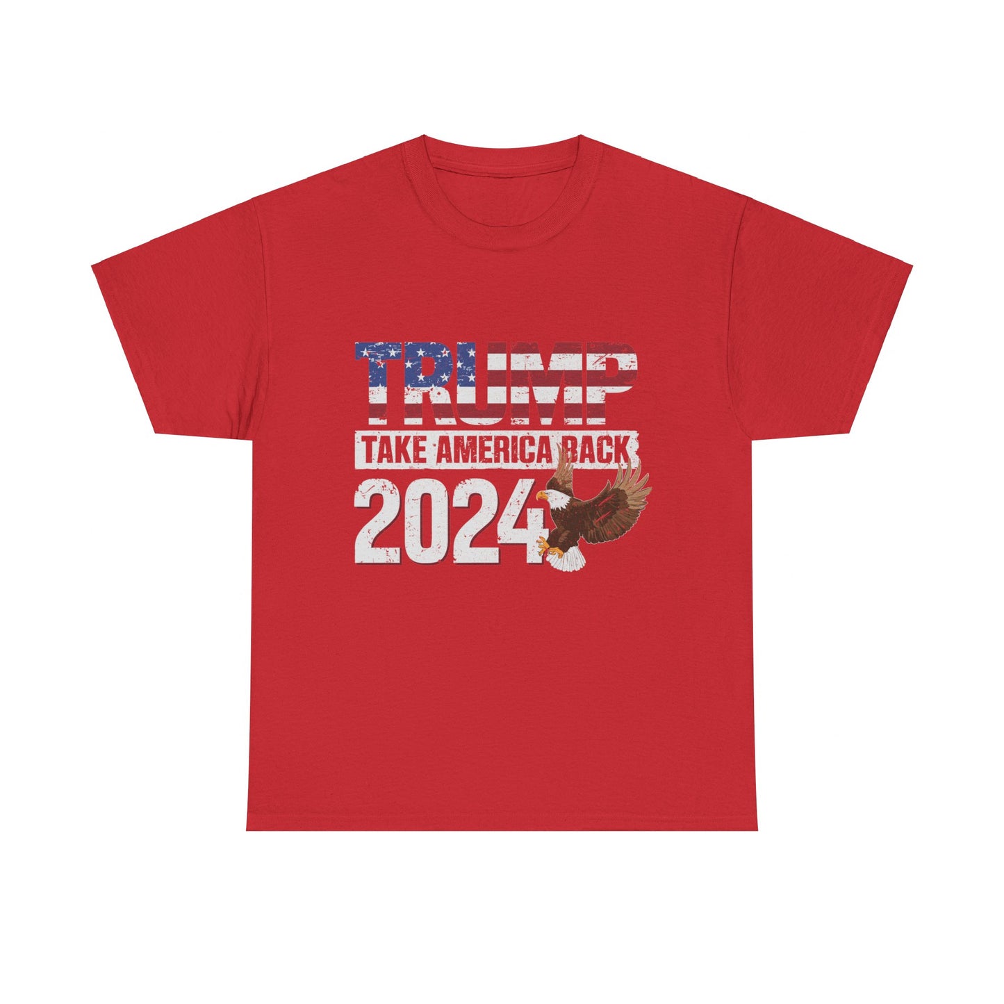 Donald Trump 2024 Take America Back, USA Flag Patriotic T-Shirt, Trump 2024 Shirt, Election Campaign Gift, Support Trump Shirt, Trump 2024 Election Shirt