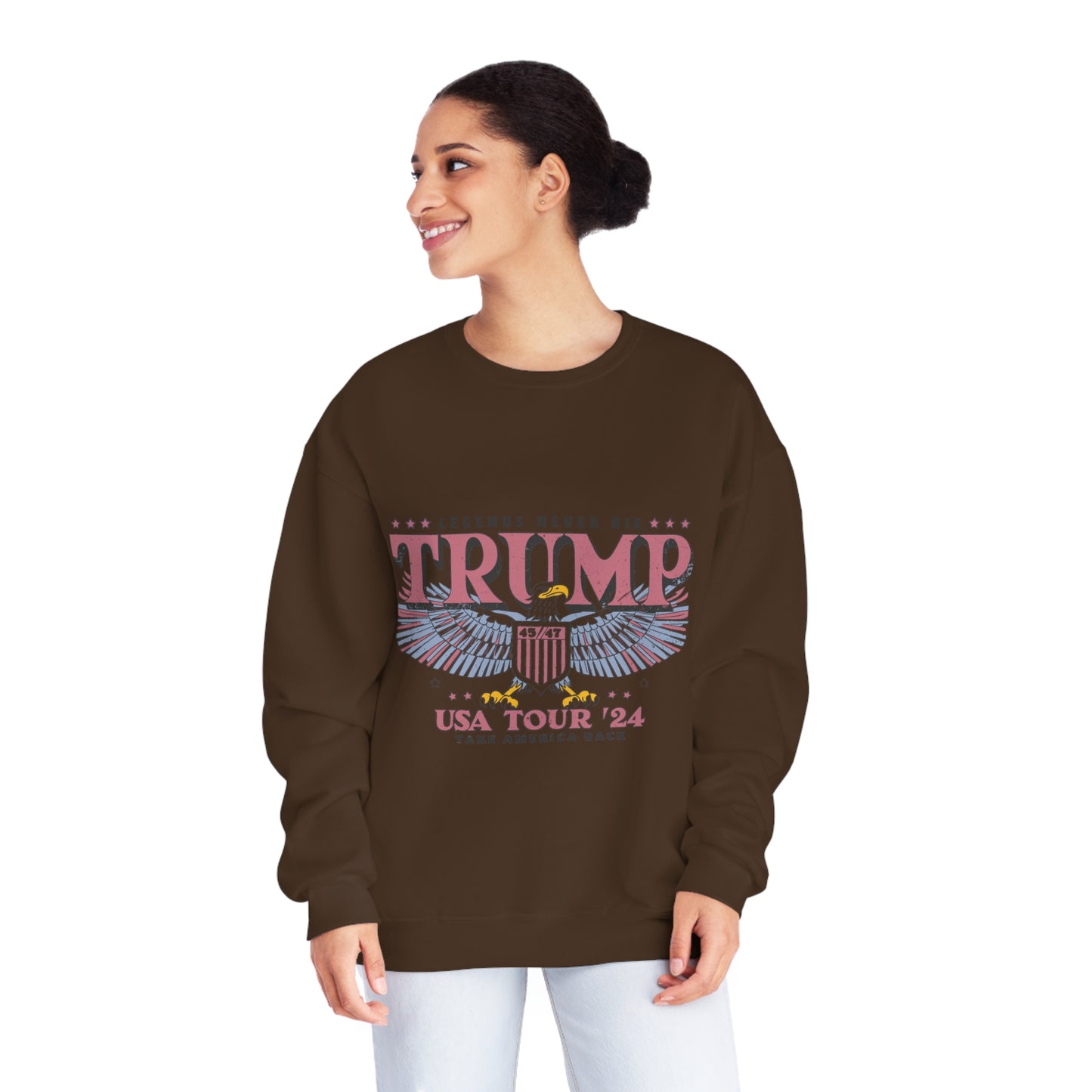 Trump USA Tour'24 Sweatshirt - Trump for President 2024, Pro trump 2024 sweatshirt, Trump makes America great again, Republican gift, Politics gift