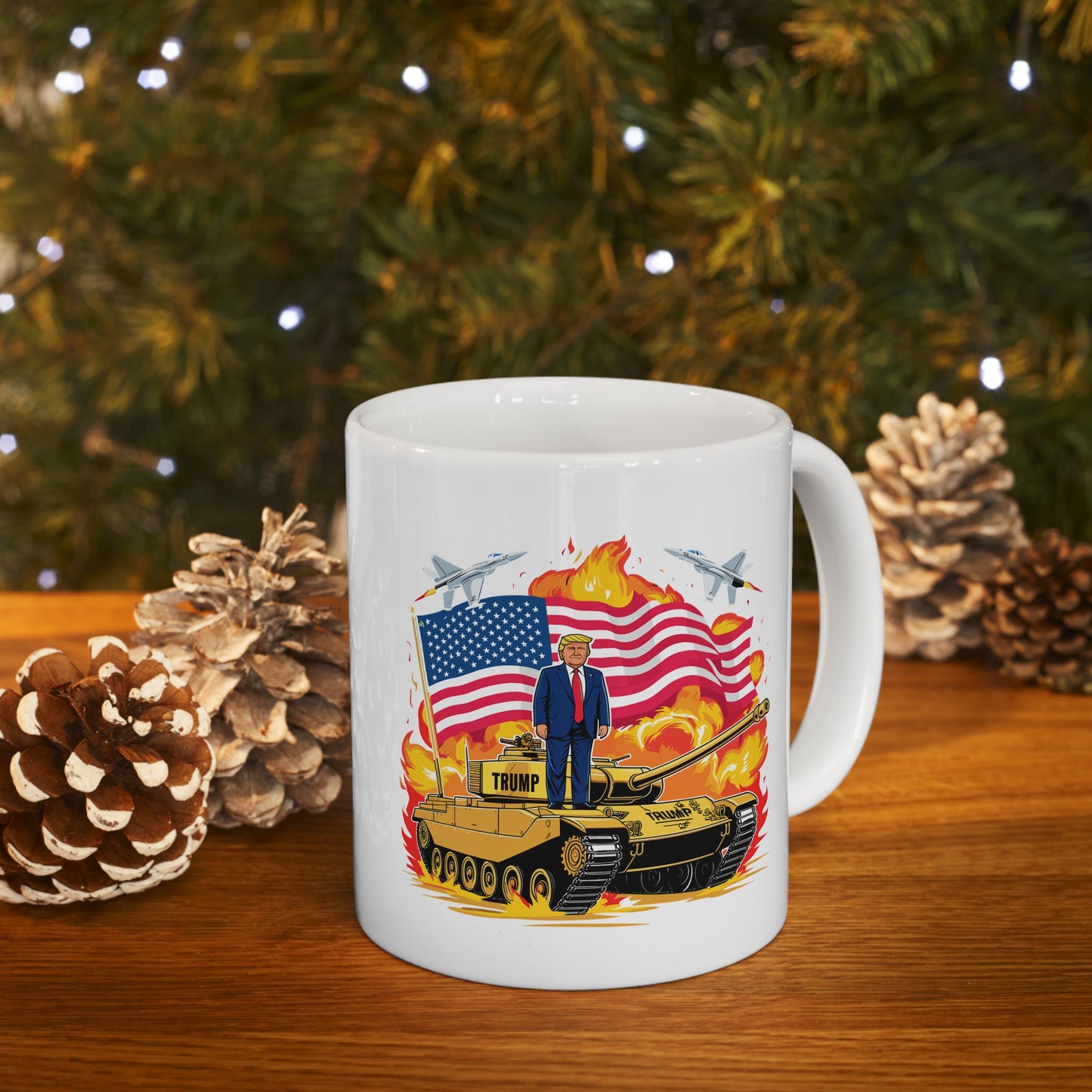 Trump 45 47 Ceramic Mug, Trump 2024, Trump 45/47 MAGA Legacy, 45 47 American President, Trump For President 2024