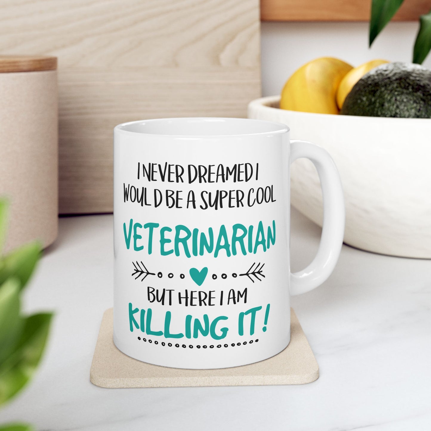 Unique Trendy Coffee Ceramic Mug, Cool Quote Funny Cup, Customized Mug Gift, Humor Mug for Office, Inspirational 5 (11oz, 15oz) Drinkware