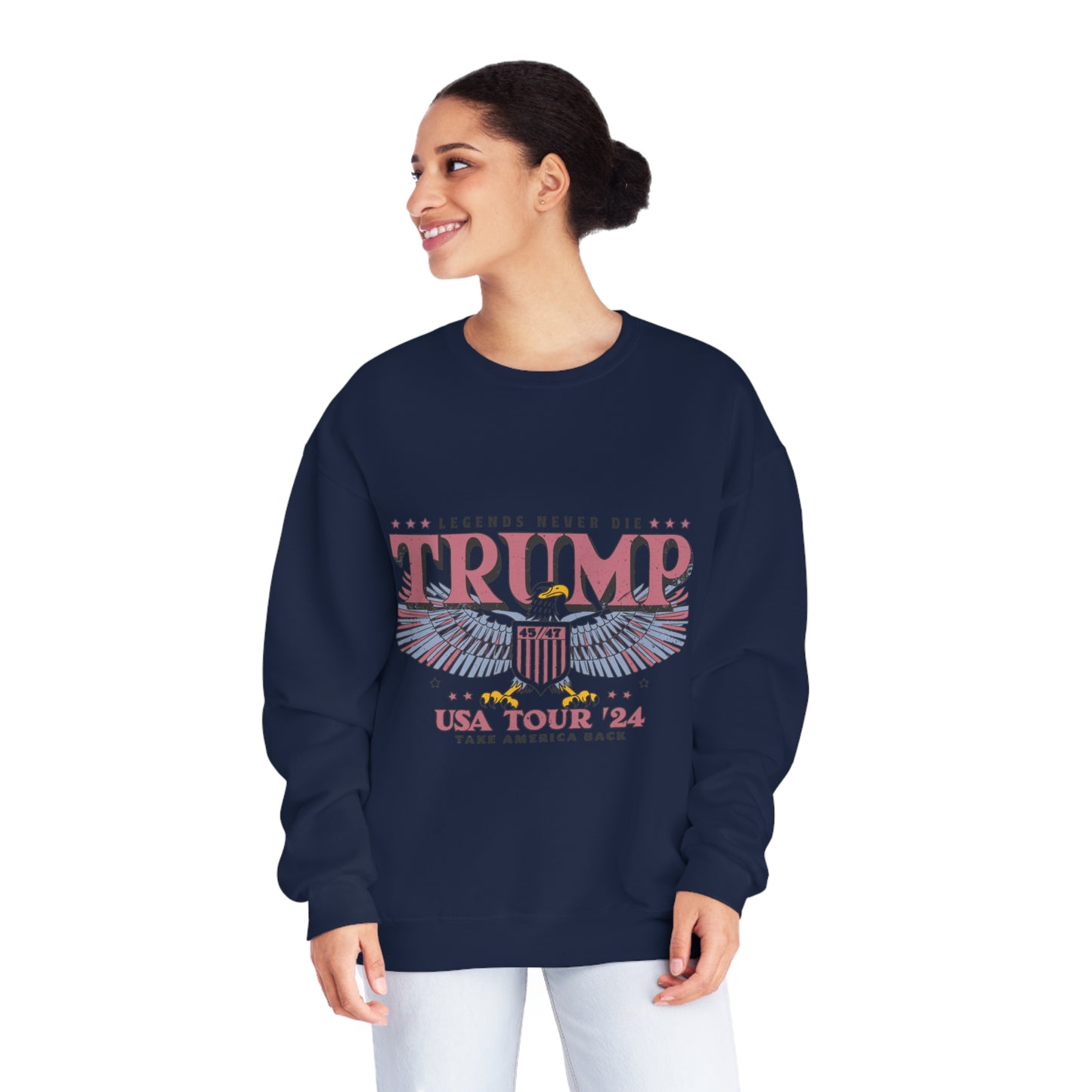Trump USA Tour'24 Sweatshirt - Trump for President 2024, Pro trump 2024 sweatshirt, Trump makes America great again, Republican gift, Politics gift