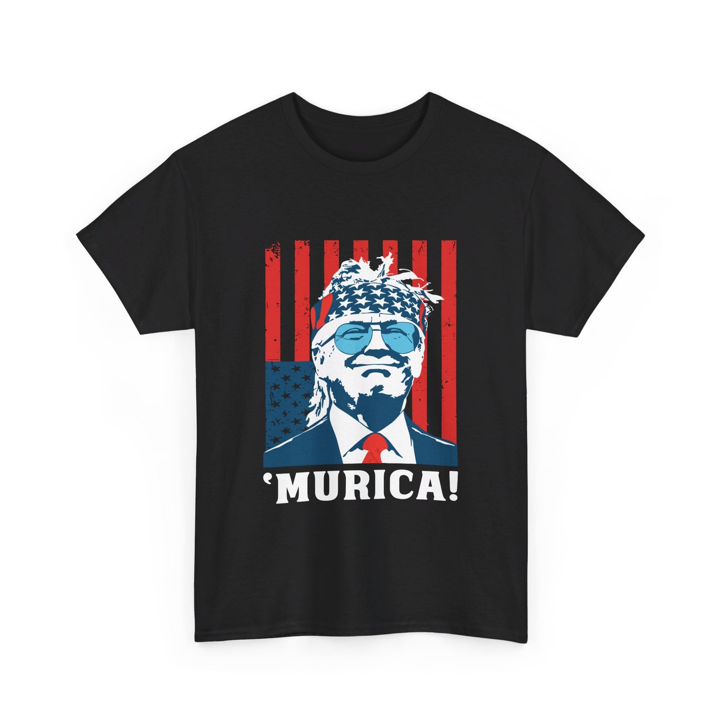 Trump Murica - Bold Patriotic Graphic Tee, Trump 2024 Shirt, Pro America Shirt, Conservative Gift, Trump 2024 Election Shirt