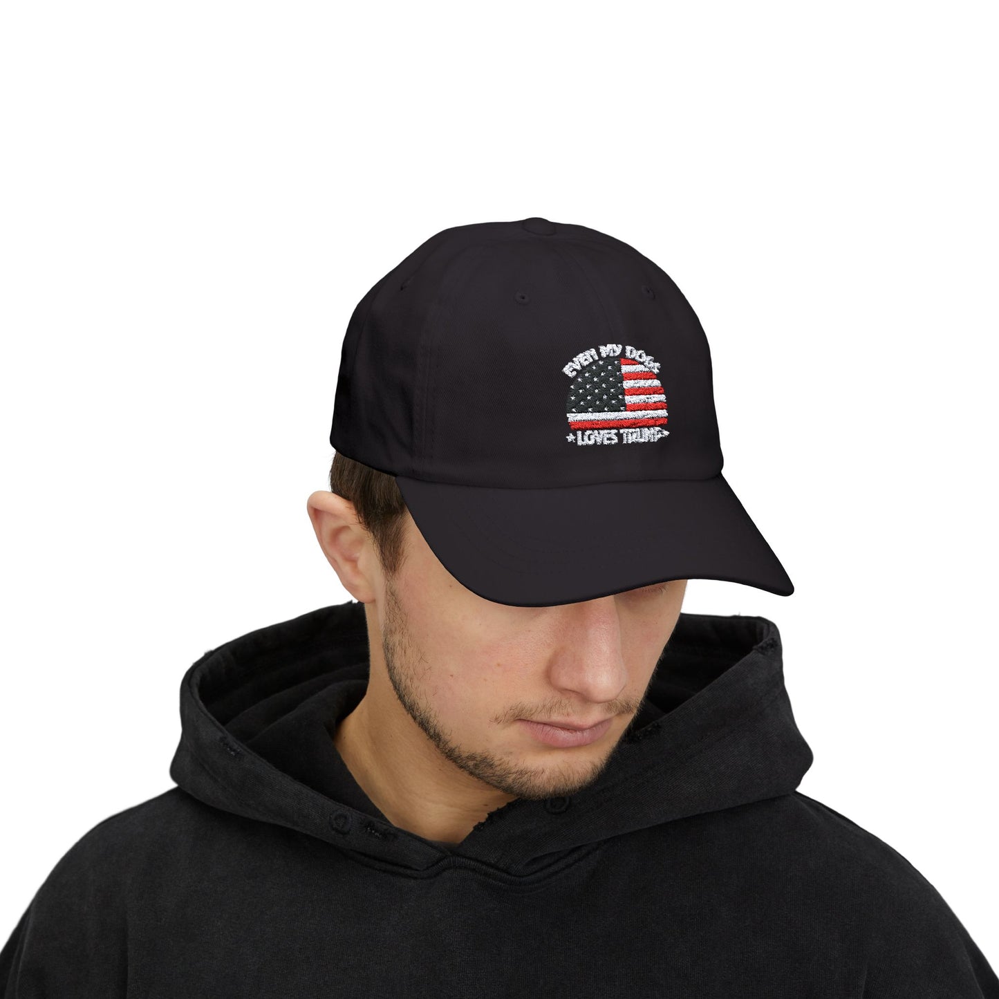 Even my dogs love Trump - Donald Trump 2024 American President Beanie, President Trump Beanie, Trump USA Gift 2024 Beanie, Trump 2024 Beanie, MAGA Plus Size Beanie