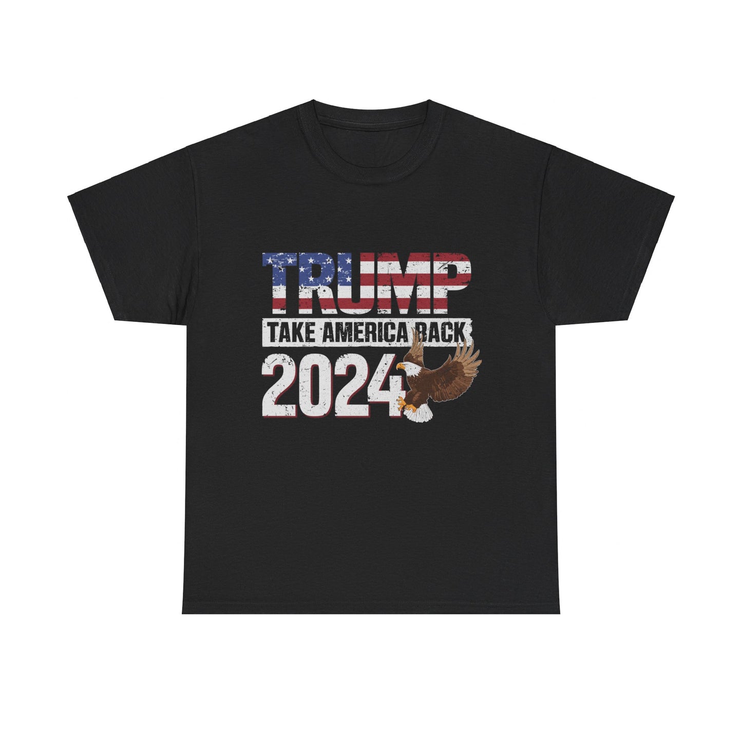 Donald Trump 2024 Take America Back, USA Flag Patriotic T-Shirt, Trump 2024 Shirt, Election Campaign Gift, Support Trump Shirt, Trump 2024 Election Shirt