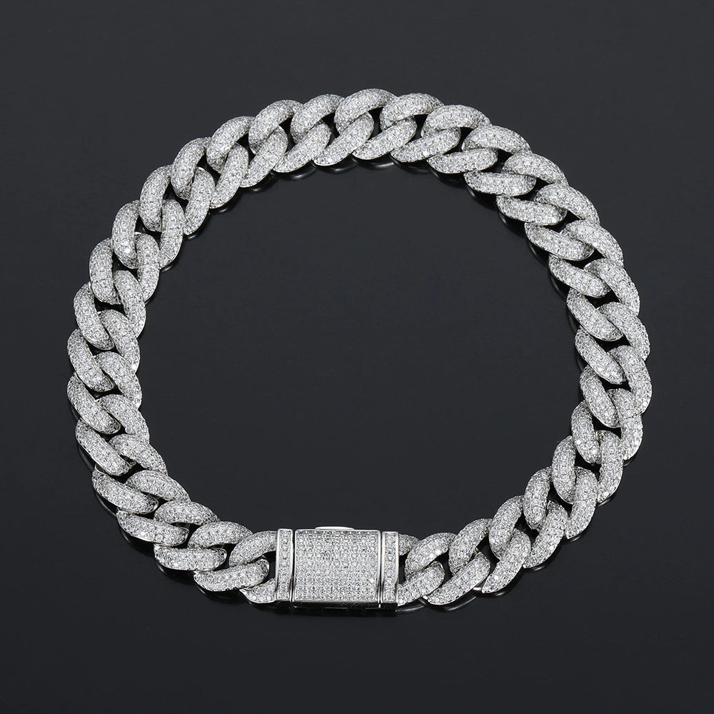 Zircon Cuban Necklace – Stylish & Sparkly Jewelry for Men & Women