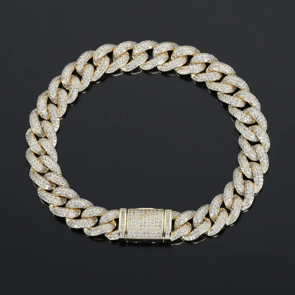 Zircon Cuban Necklace – Stylish & Sparkly Jewelry for Men & Women