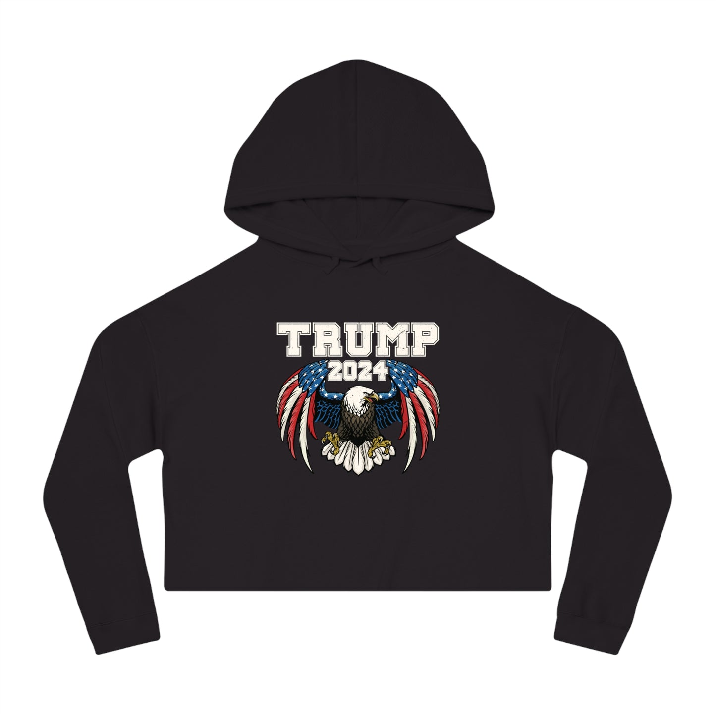 Trump Eagle Hoodie - Trump for President 2024 Hoodie, 2024 Presidential Election Gear,  USA Made Hoodie, American Pride Hoodie, Support Trump 2024 Hoodie,