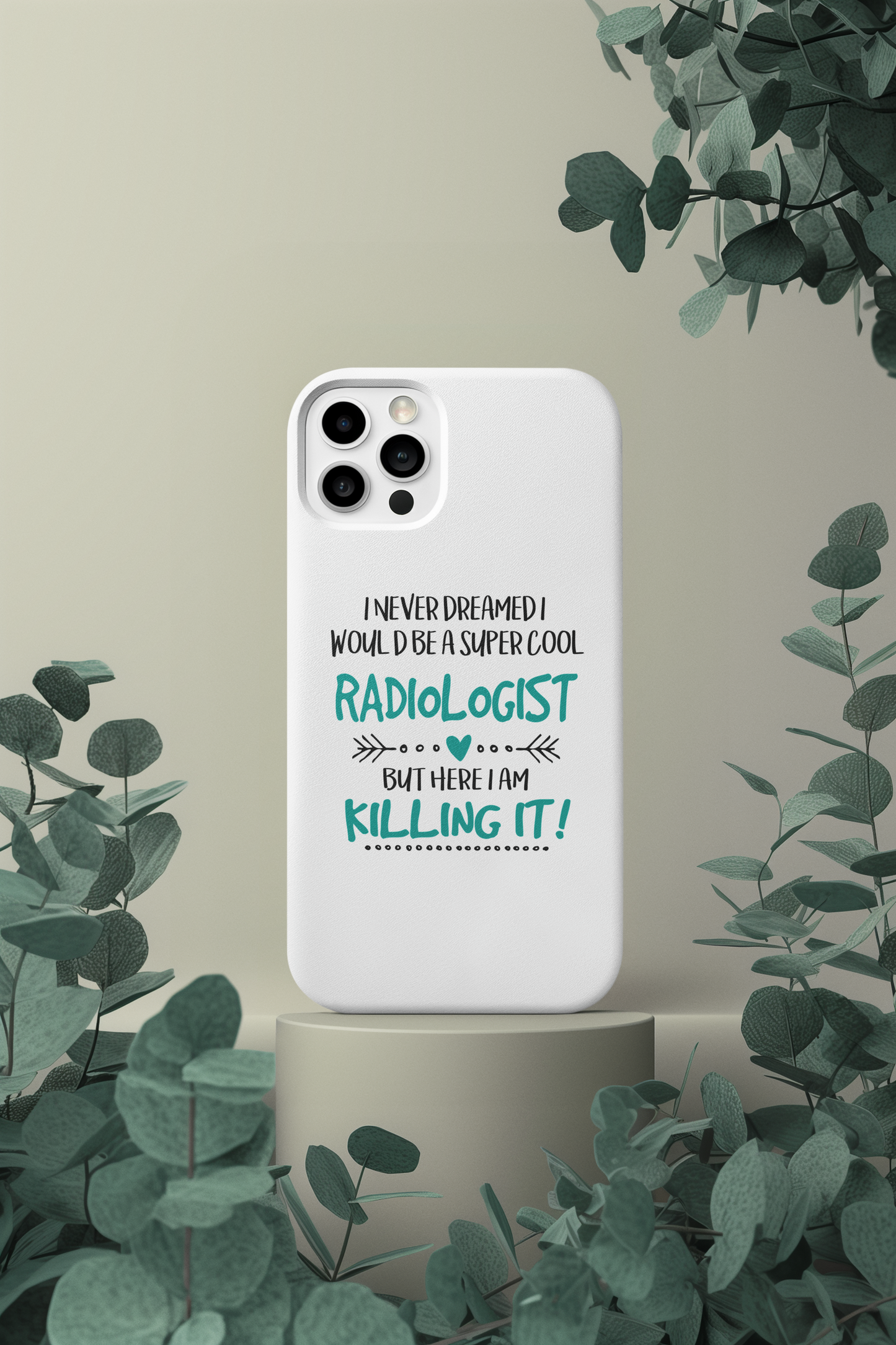 Inspirational Radiologist Accessory, Personalized phone Skin 3 Themed Gift for Radiologist, Unique for Medical Professionals