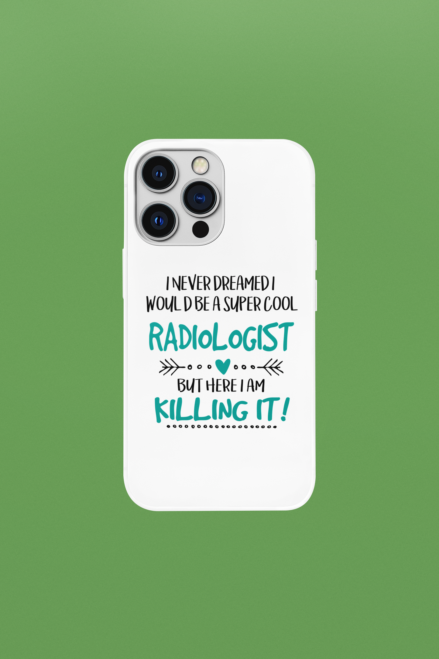 Inspirational Radiologist Accessory, Personalized phone Skin 3 Themed Gift for Radiologist, Unique for Medical Professionals