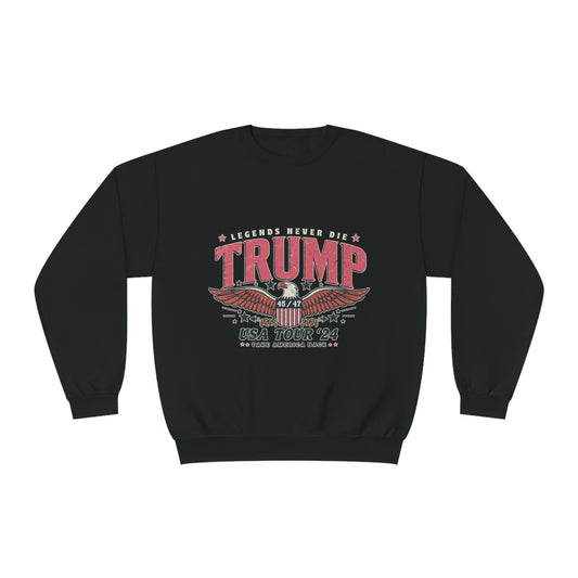 Trump for President 2024 Sweatshirt - Pro Trump 2024 sweatshirt, Pro American sweatshirt, Trump makes America great again