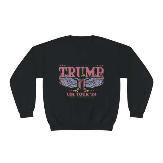 Trump USA Tour'24 Sweatshirt - Trump for President 2024, Pro trump 2024 sweatshirt, Trump makes America great again, Republican gift, Politics gift